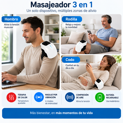 ThermoFlex - Masajeador de Rodillas con Calor